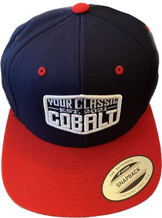 Your Classic Cobalt Red/Navy Flatbill